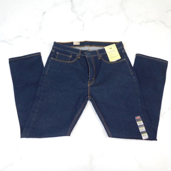 Levi’s 505™ Straight Fit Jeans 36x32 | Dark Wash | New With Tags - Picture 1 of 5